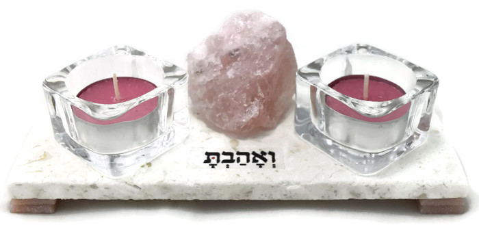 פמוט רוז "ואהבת" פמוט רוז "ואהבת"