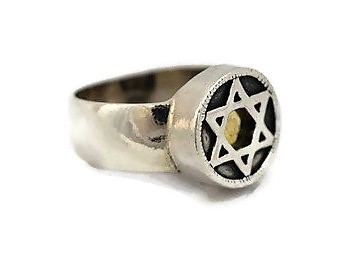 טבעת מגן דוד חמש מתכות טבעת מגן דוד חמש מתכות
