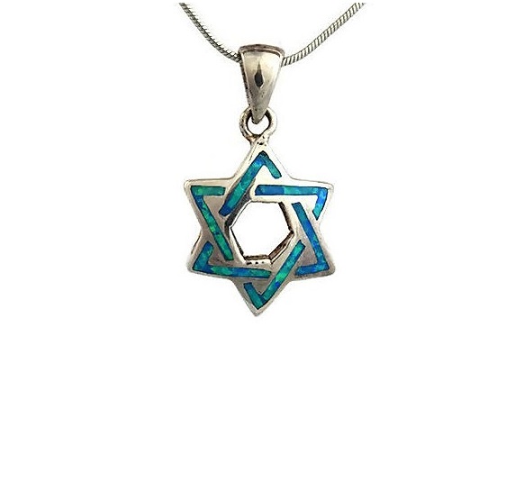 תליון מגן דוד דו-צדדי תליון מגן דוד דו-צדדי