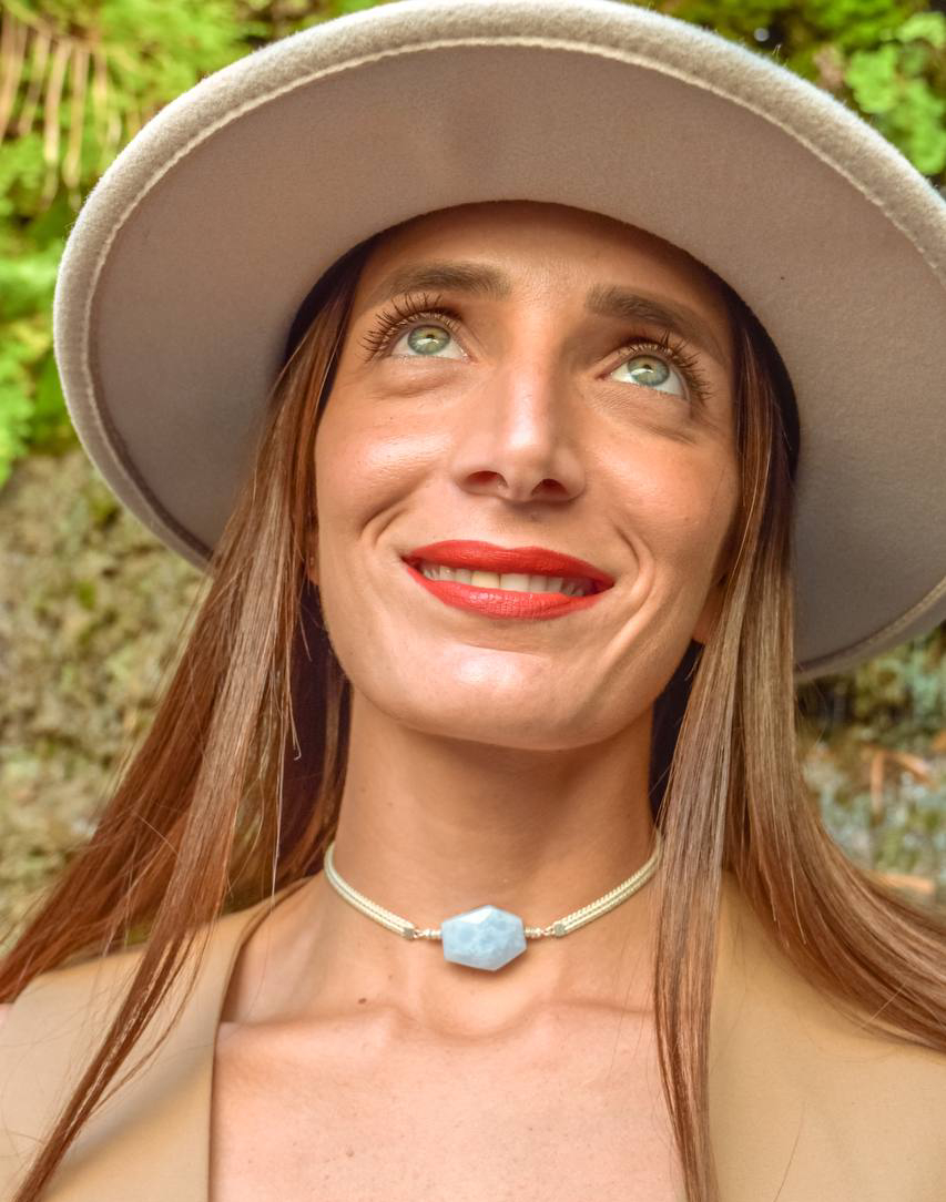 חרוז קלצדוני על שרשרת כסף