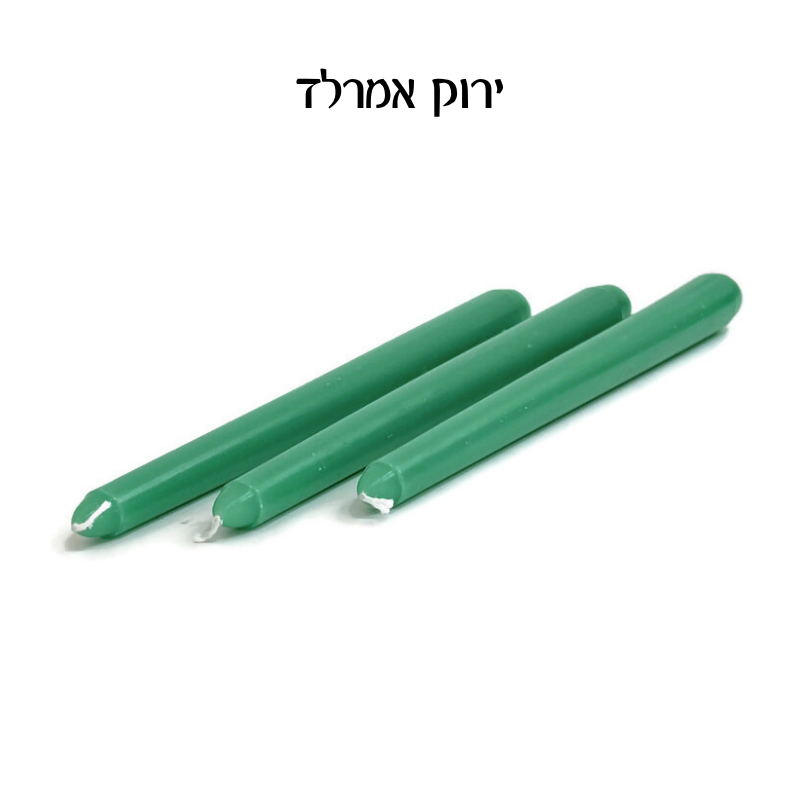 6 נרות ארוכים לפמוטים