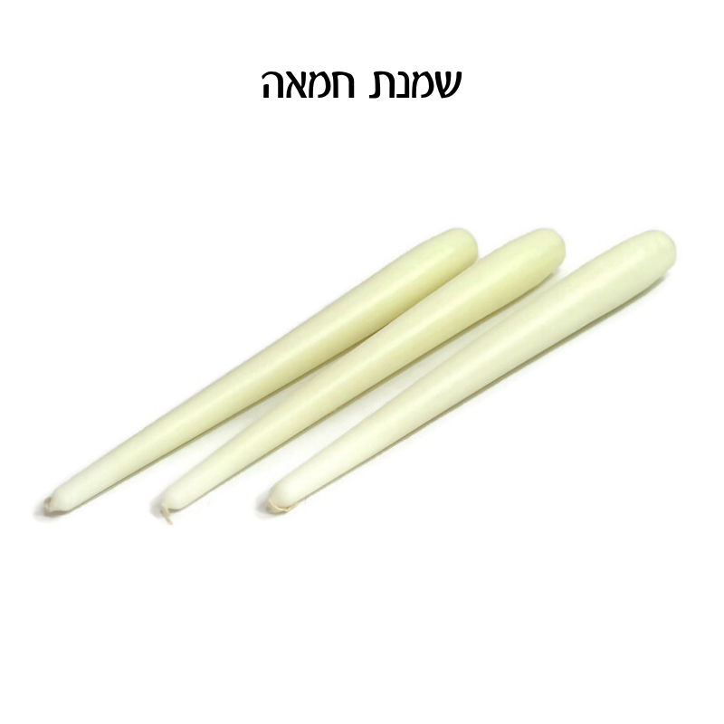 6 נרות ארוכים לפמוטים