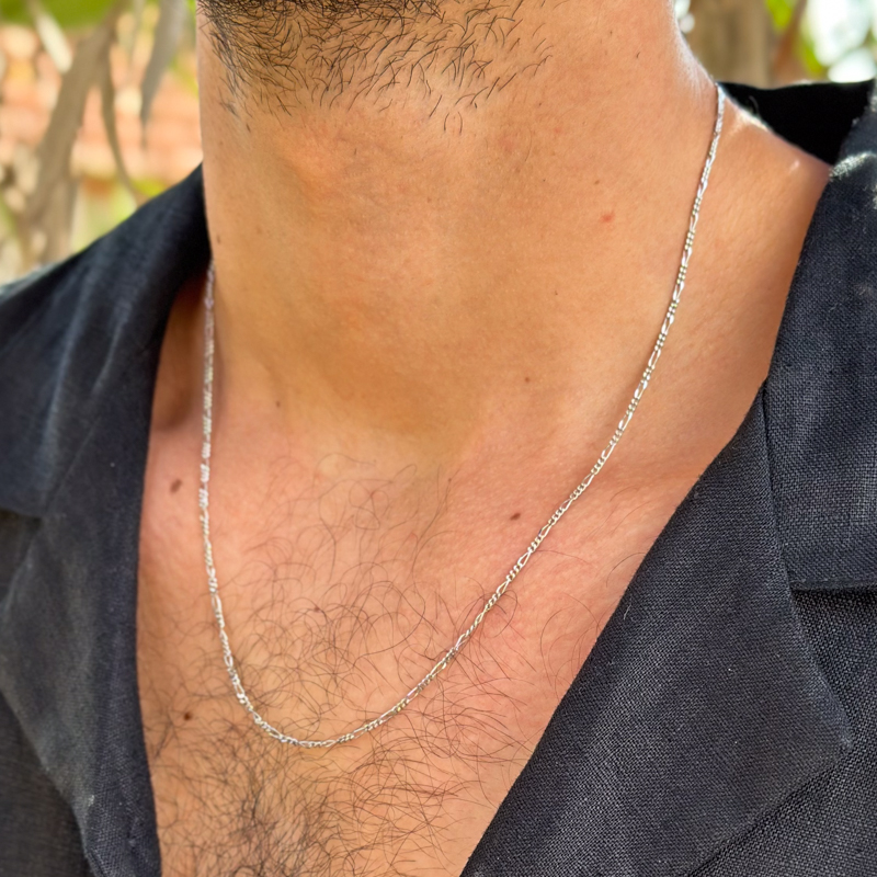 שרשרת כסף פיגרו 1.5 מ"מ שרשרת כסף פיגרו 1.5 מ"מ