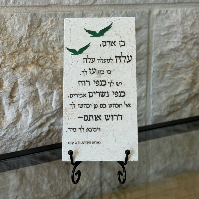 אריח 10/20 - בן אדם (הרב קוק) אריח 10/20 - בן אדם (הרב קוק)