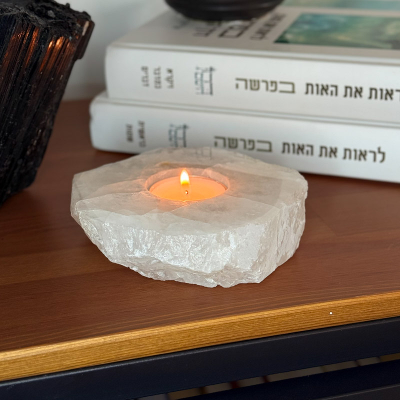 פמוט קוורץ מוחלק