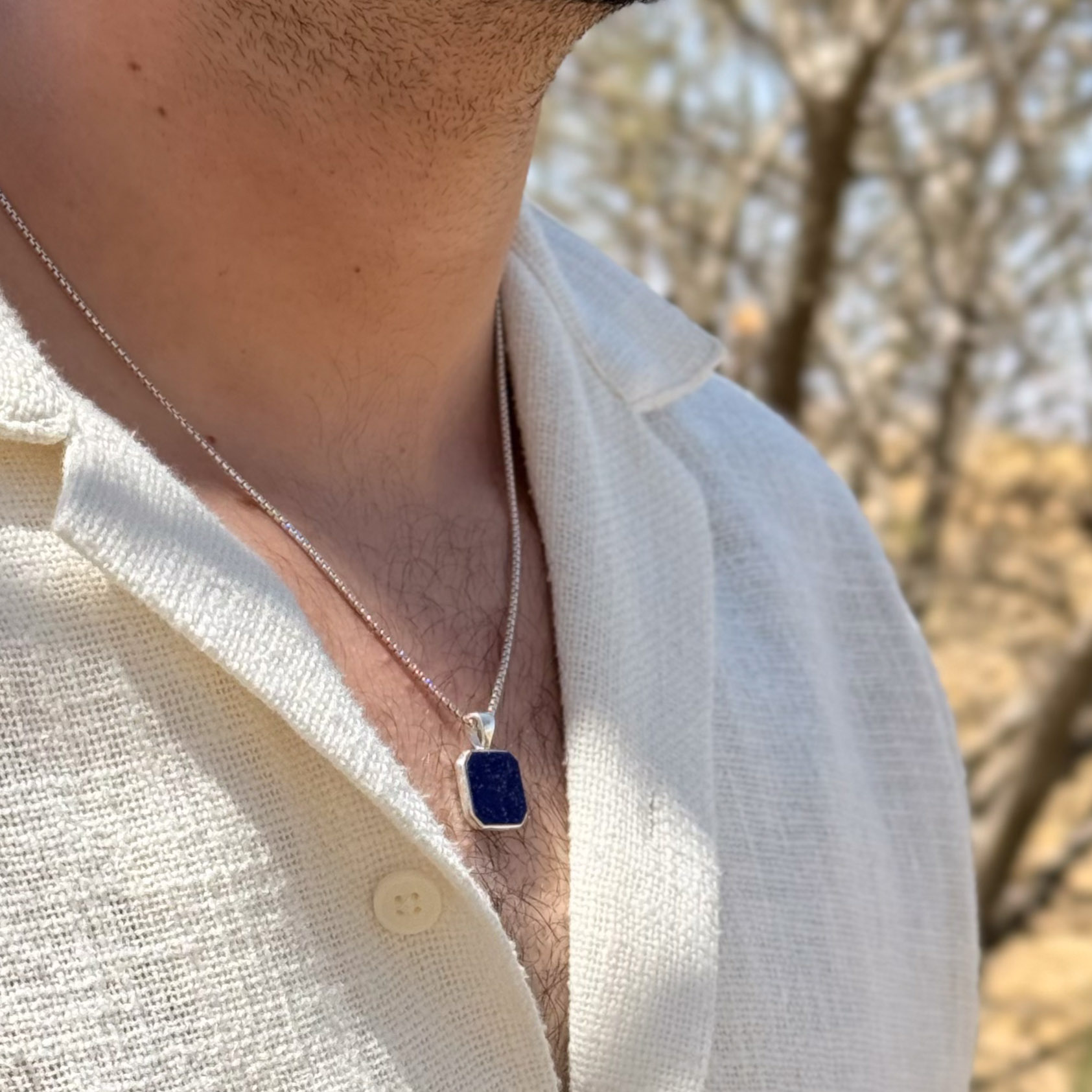 תליון לאפיס לזולי ריבוע - תדרים