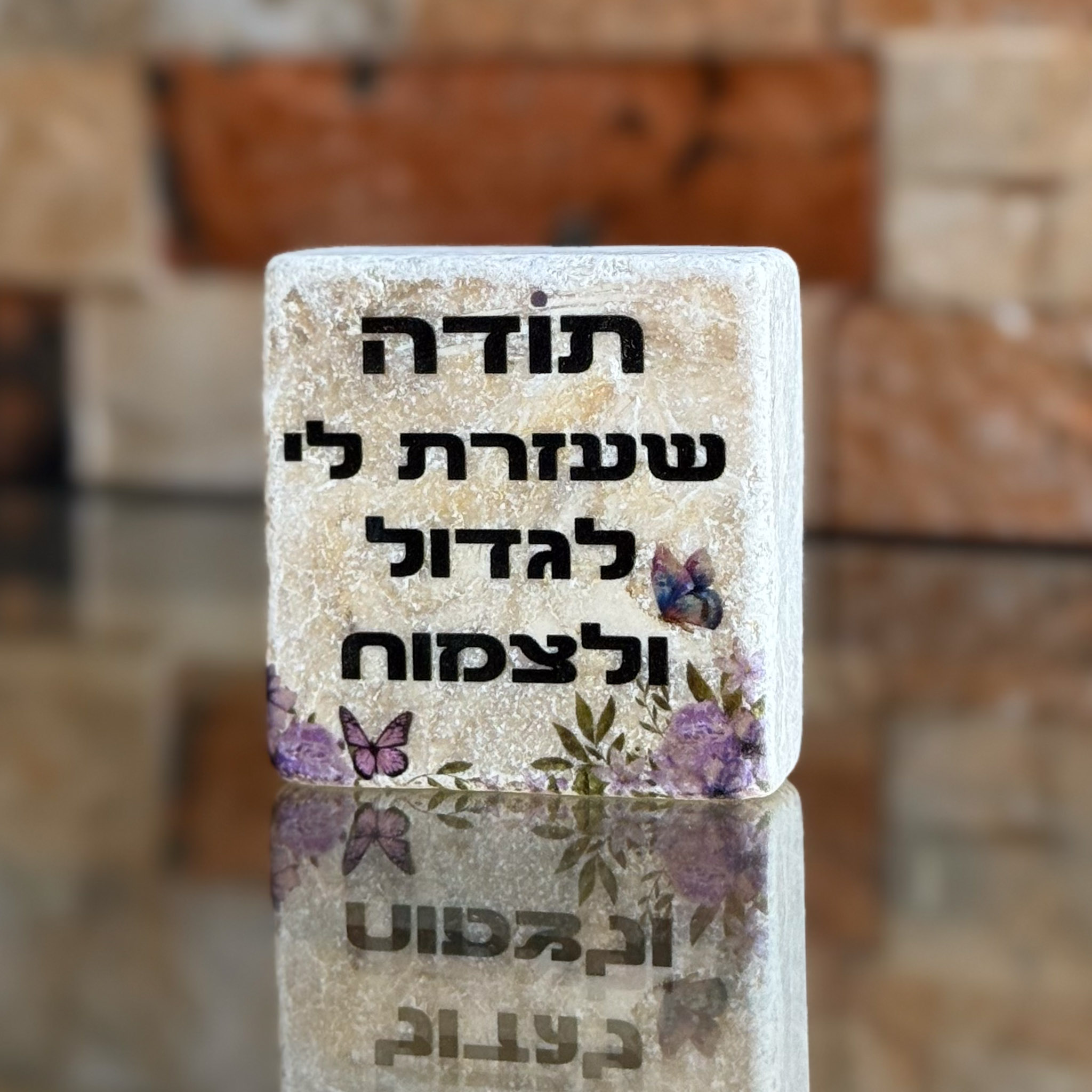 אריח 5/5 - תודה שעזרת לי לגדול ולצמוח פרפרים אריח 5/5 - תודה שעזרת לי לגדול ולצמוח פרפרים