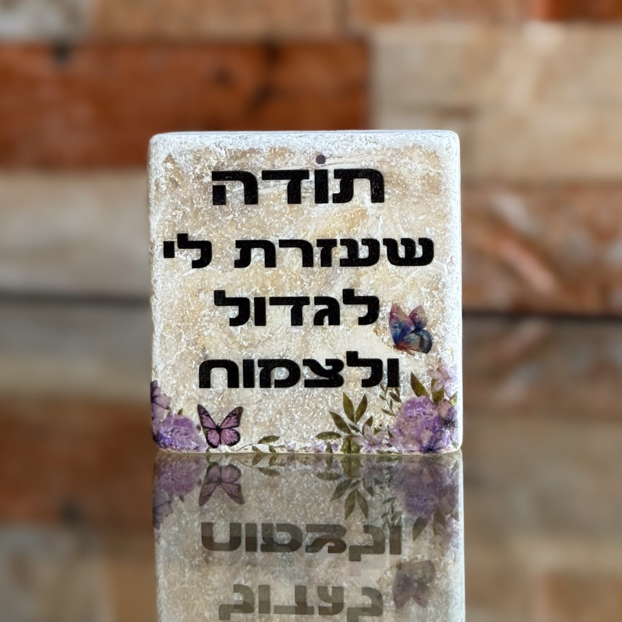 אריח 5/5 - תודה שעזרת לי לגדול ולצמוח פרפרים אריח 5/5 - תודה שעזרת לי לגדול ולצמוח פרפרים