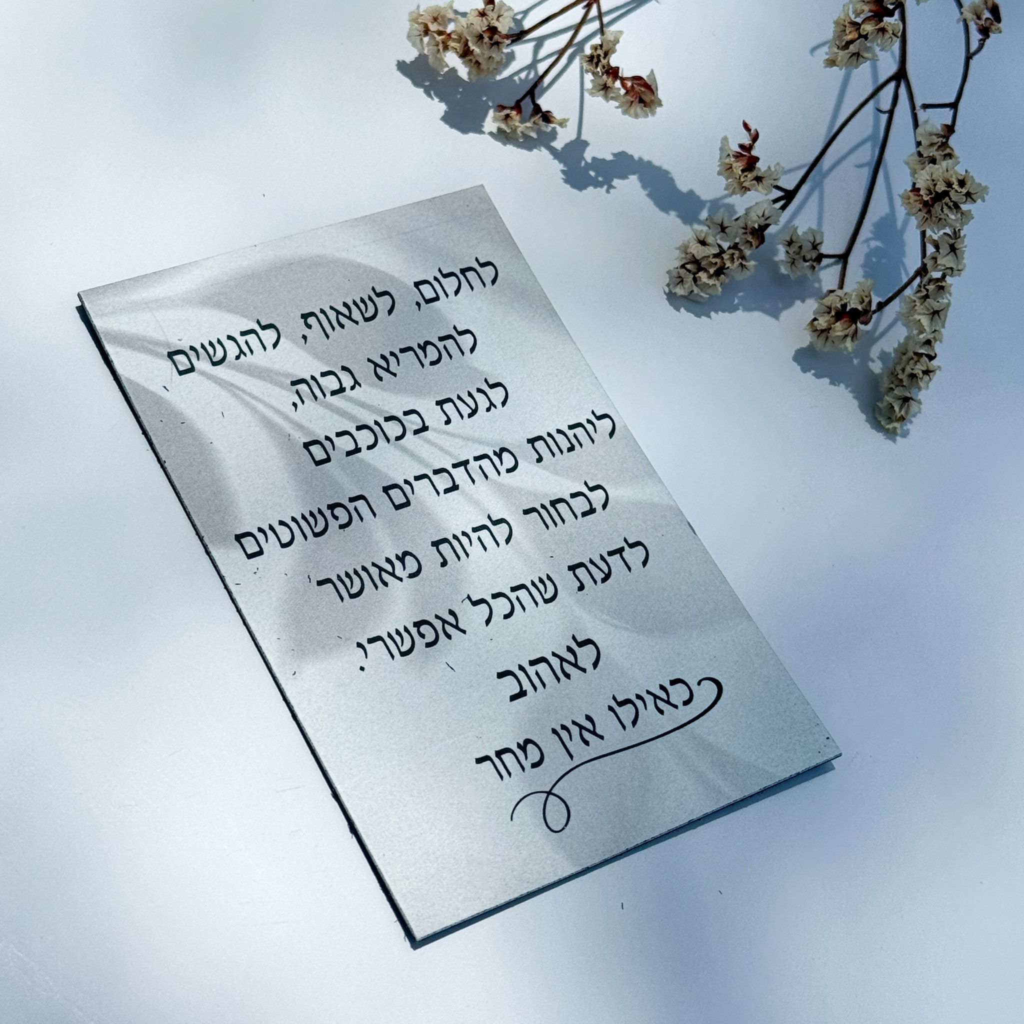 מגנט 'לחלום לשאוף להגשים' מגנט 'לחלום לשאוף להגשים'