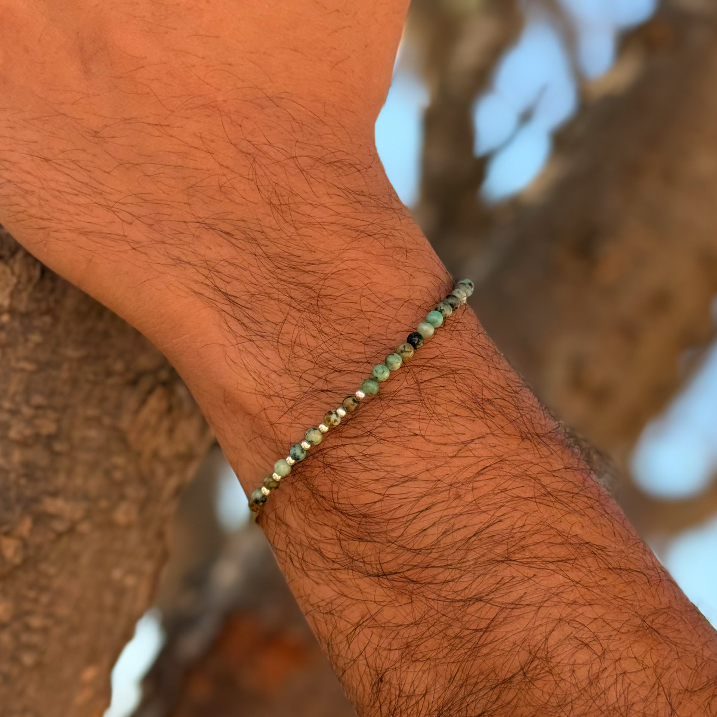 צמיד טורקיז אפריקאי - שבילים צמיד טורקיז אפריקאי - שבילים